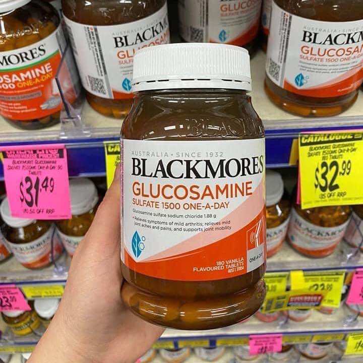 Viên uống Glucosamine Blackmores 180 viên, viên uống xương khớp