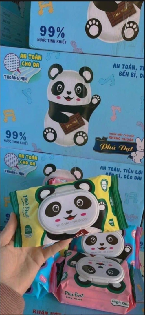 KHĂN ƯỚT PHÚ ĐẠT GÓI 120 TỜ