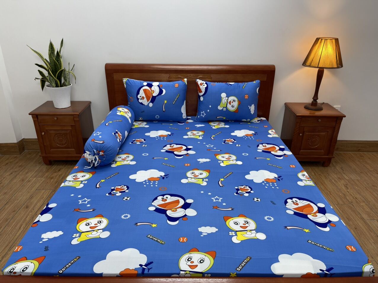 Bộ drap thun lạnh in 3D inbox chọn màu
