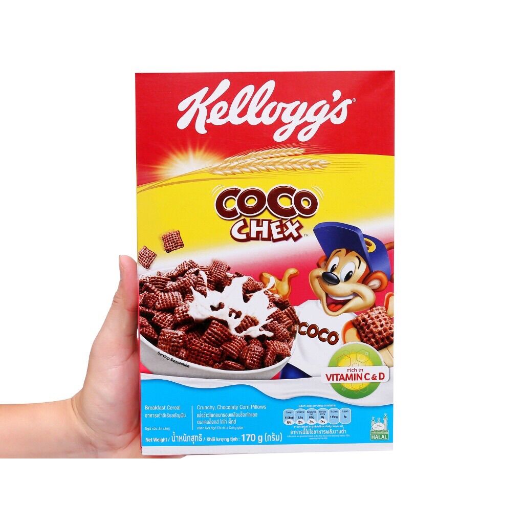 NGŨ CỐC ĂN SÁNG KELLOGG'S COCO CHEX 170G/330G