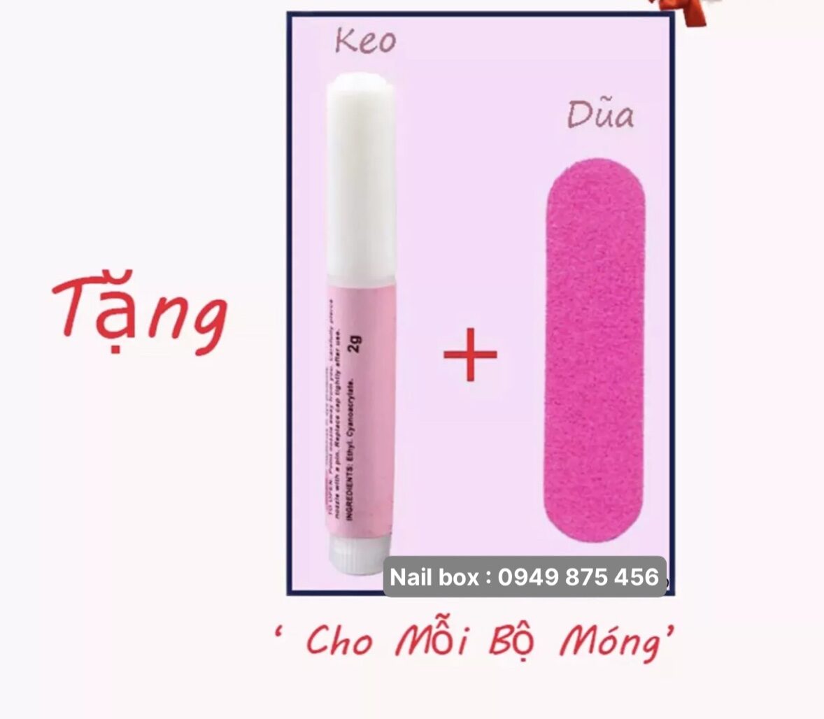 Mẫu móng giả form ngắn siêu xinh ( Ib mẫu theo yêu cầu)