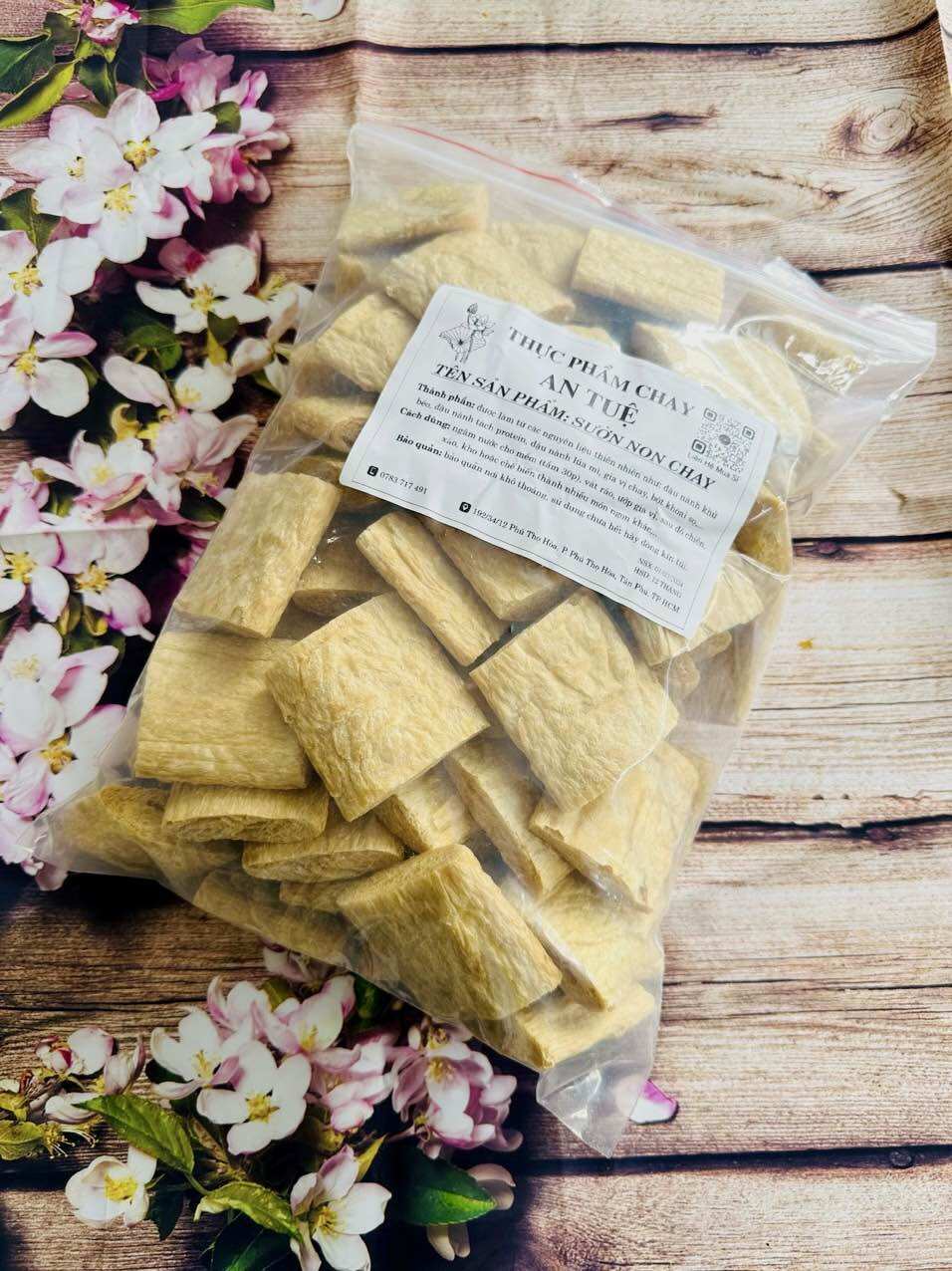 1kg sườn non chay tpc an tuệ /sản xuất theo công nghệ nhật bản