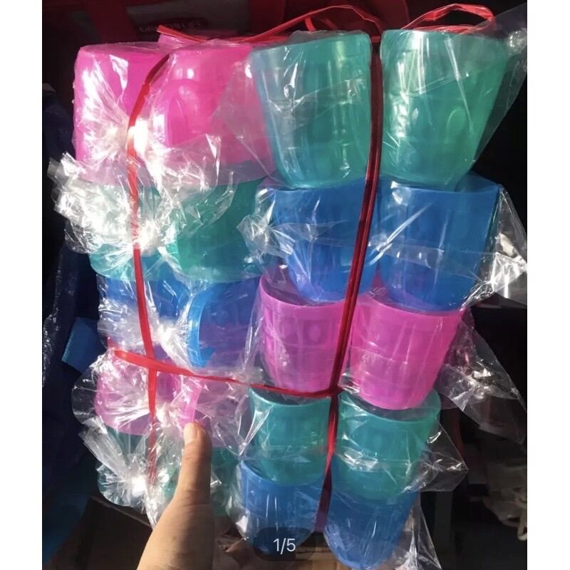 Set 5 Ca Nhựa Uống Nước Nhỏ, Mini cho Bé (kt: 7*6cm)