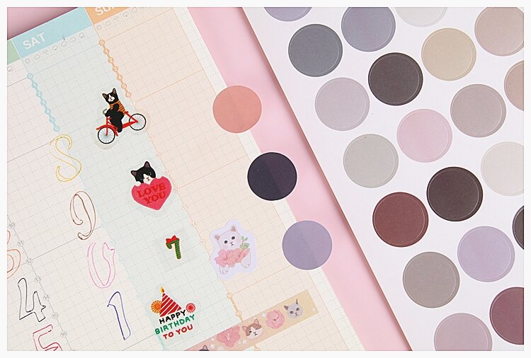 Tấm 48 miếng sticker Dot (DS4)