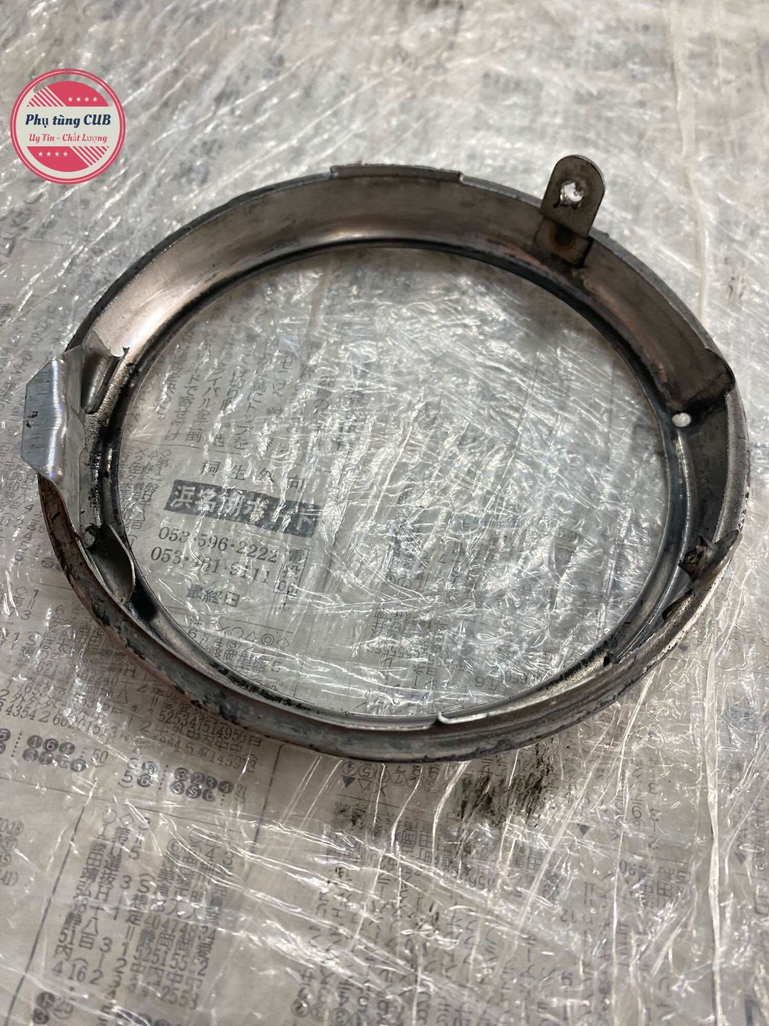 Vòng đèn xe cub 78-81-86 inox