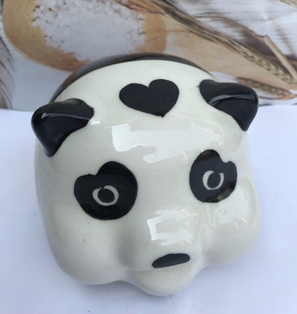 Lợn đất tiết kiệm gấu sứ gốm bát tràng