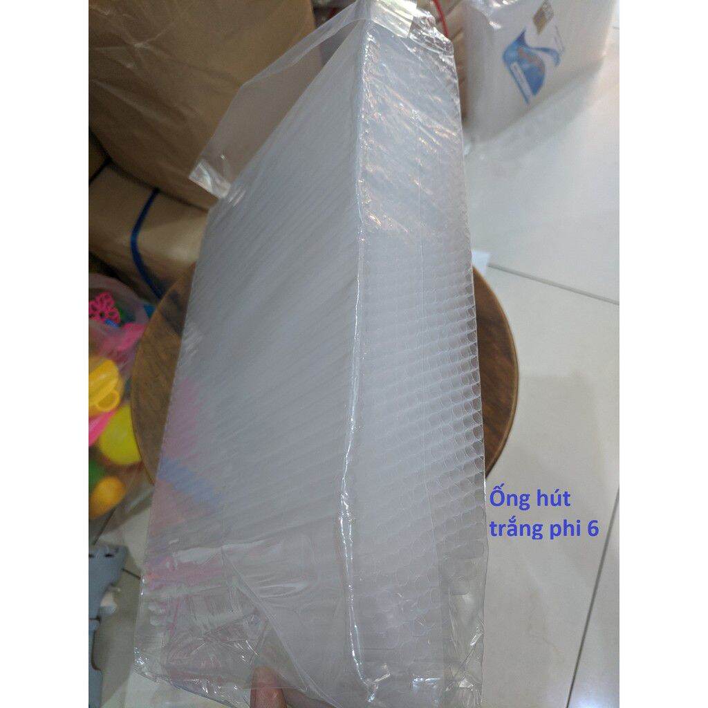 Ống hút trà sữa, cà phê -phi 6 và phi 12 (gói 500gr)