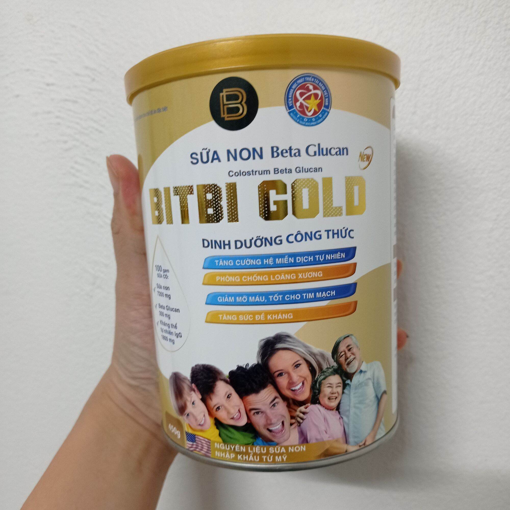 Sữa non Beta Glucan Bitbi Gold 450 gr