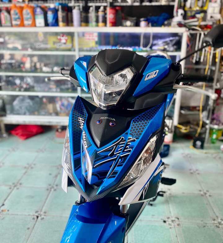 tem winner hayabusa xanh trắng