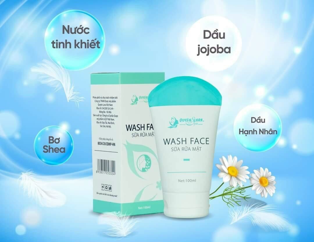 Sữa rửa mặt quyên lara cao cấp