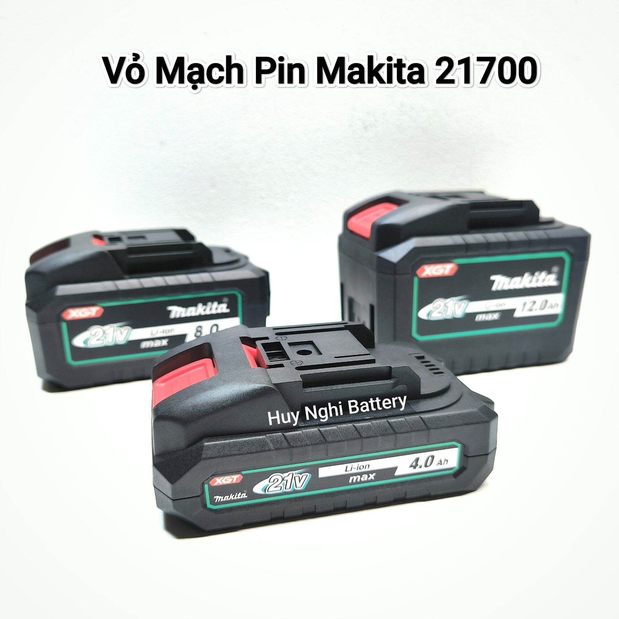 Vỏ pin makita 21700 5-10-15 cell 21700 - có led báo pin