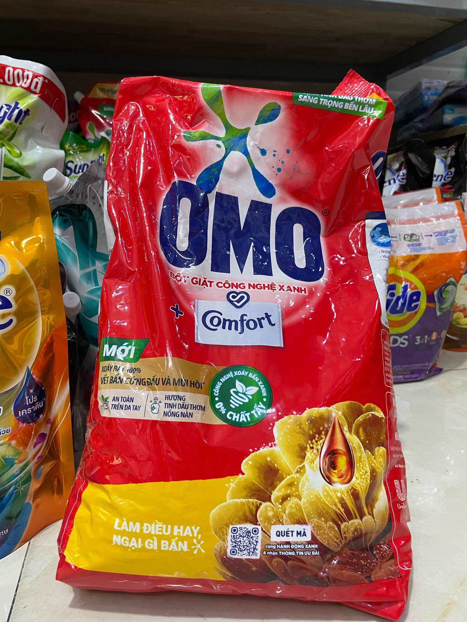 Bột giặt Omo 5,3kg có hương Comfort mới