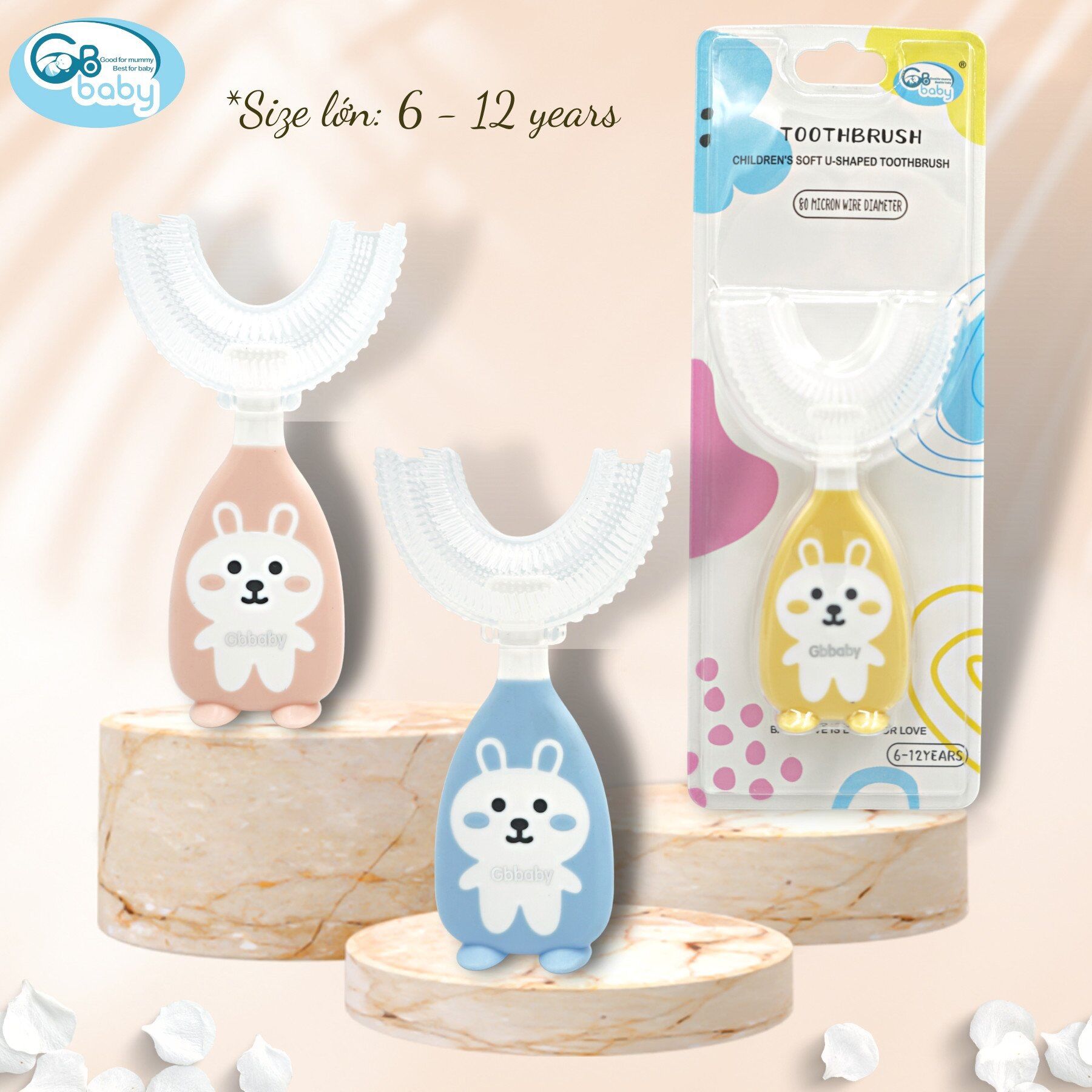 Bàn chải đánh răng cho bé hình chữ U