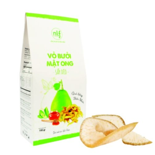 Vỏ bưởi mật ong sấy dẻo 100g, hộp giấy