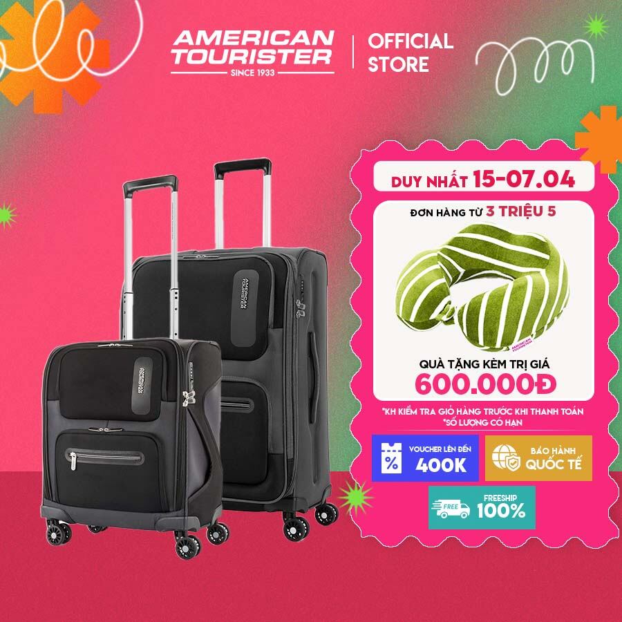 Combo Luggage American Tourister Maxwell Spinner TSA