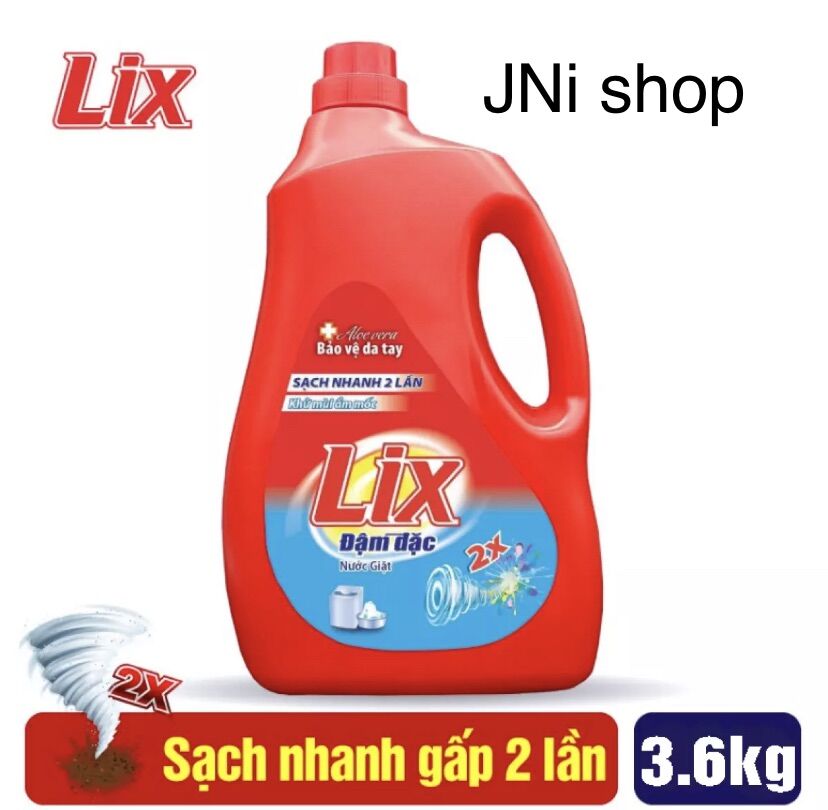 Nước giặt đậm đặc Lix 3,6kg