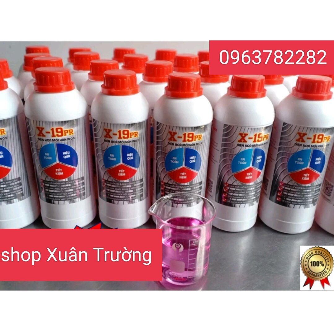 1 Lít dung dịch tẩy mối hàn - Đánh bóng Inox điện hóa X-19 Pr