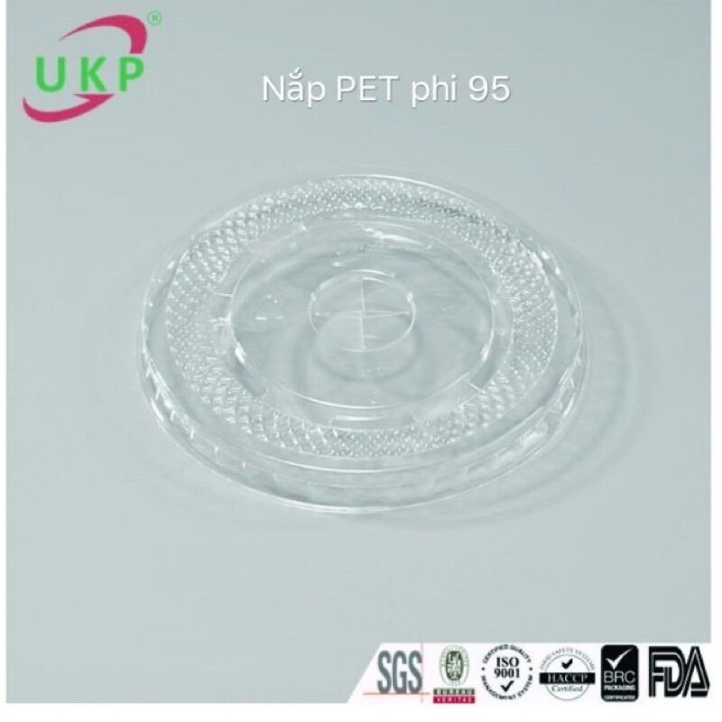 Nắp phi pet 95mm 50 cái
