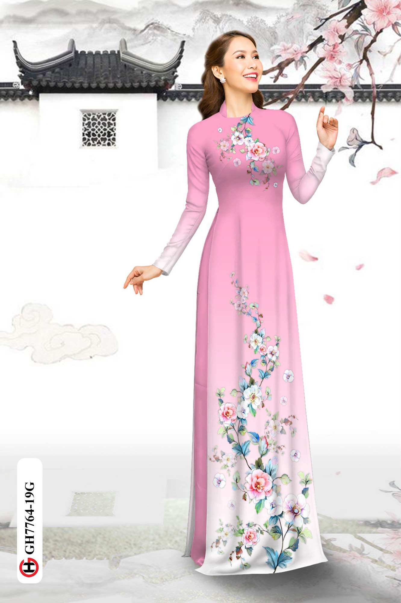 Vải áo dài in 3D