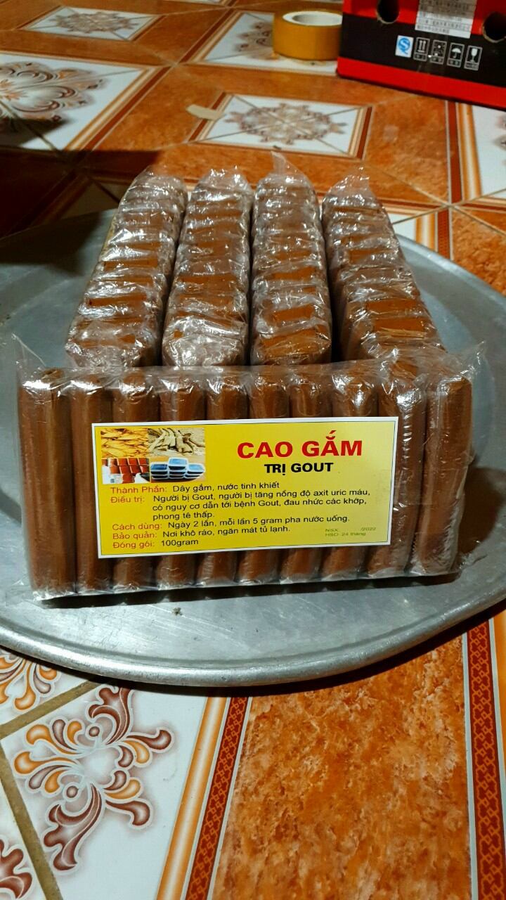 300g cao gắm nguyên chất, cao gắm đỏ tốt cho người bị gout và xương khớp, đào thải axit uric, giảm đau, sưng, tiêu viêm, giải độc, phong tê thấp, đau xương khớp, hàng xịn chuẩn 100% (văn bàn, lào cai