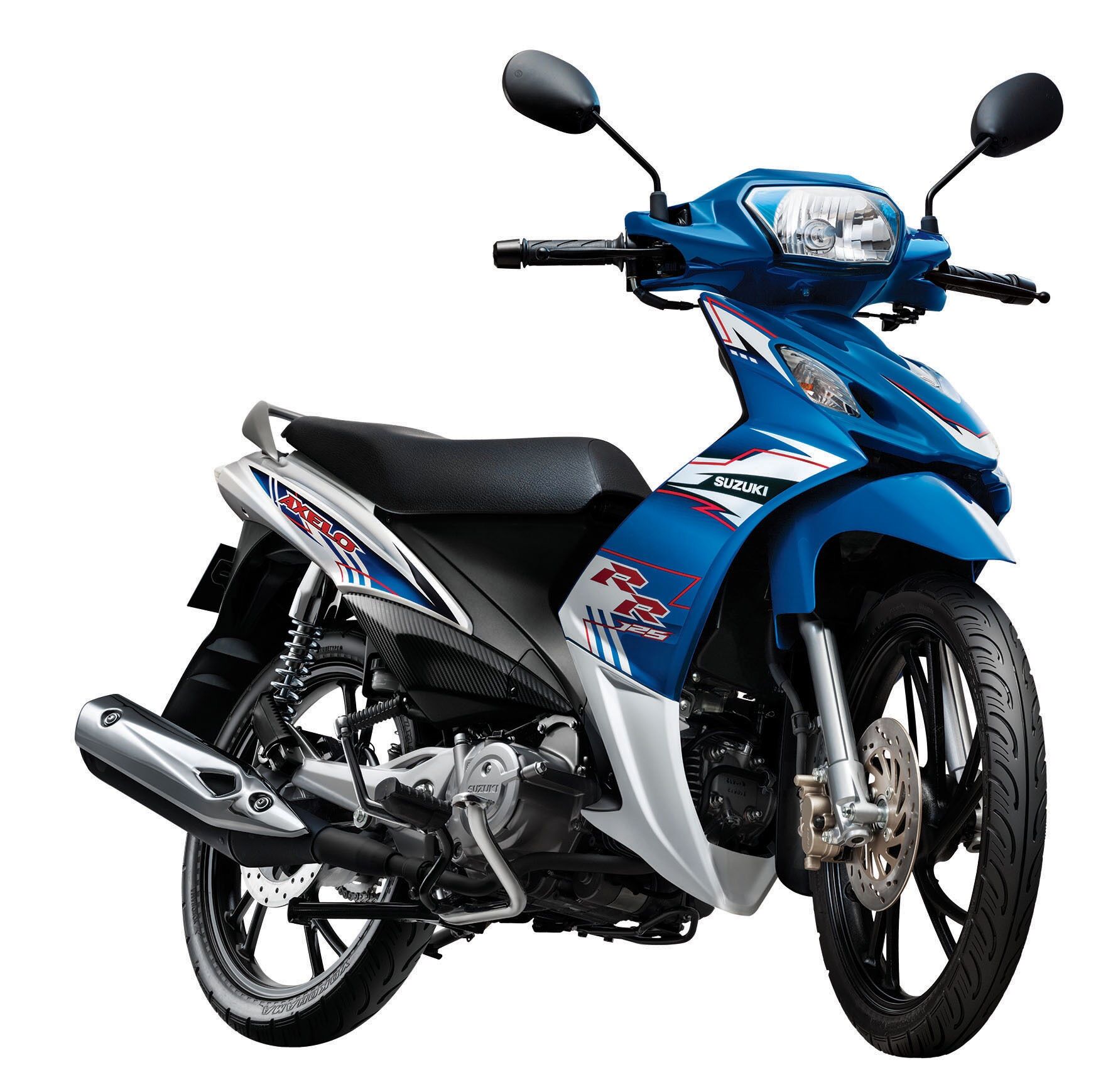 Pair of Aluminum Pot Bases for Axelo 125 Suzuki