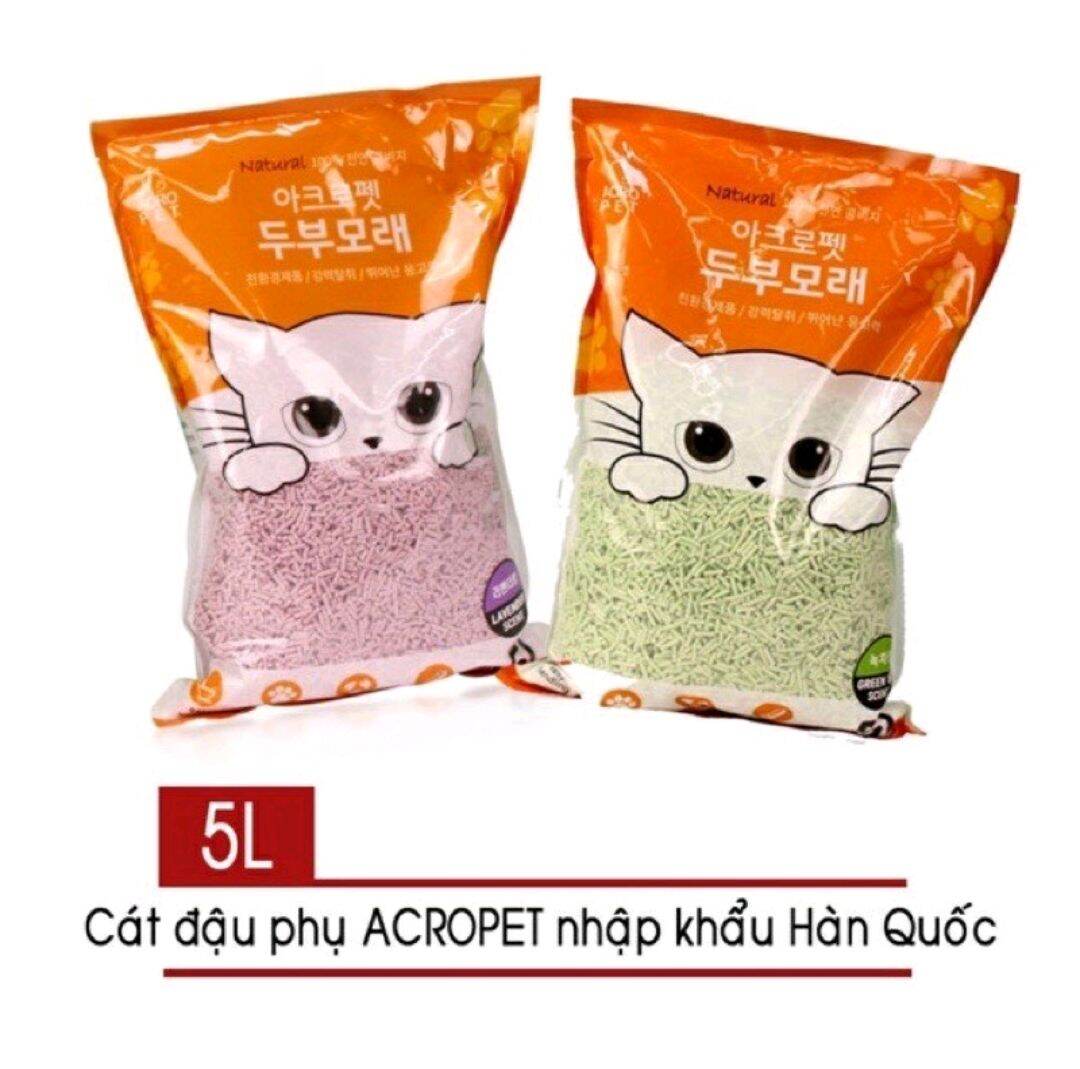 Cát vệ sinh đậu nành Acropet 5L