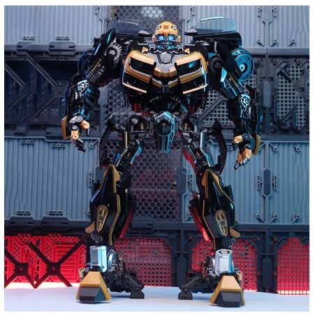 Mô hình BumbleBee BB02 Black Warrior, đồ chơi Tranformer người máy biến hình lắp ráp BB-02 Black Mamba Robot ô tô BB 02