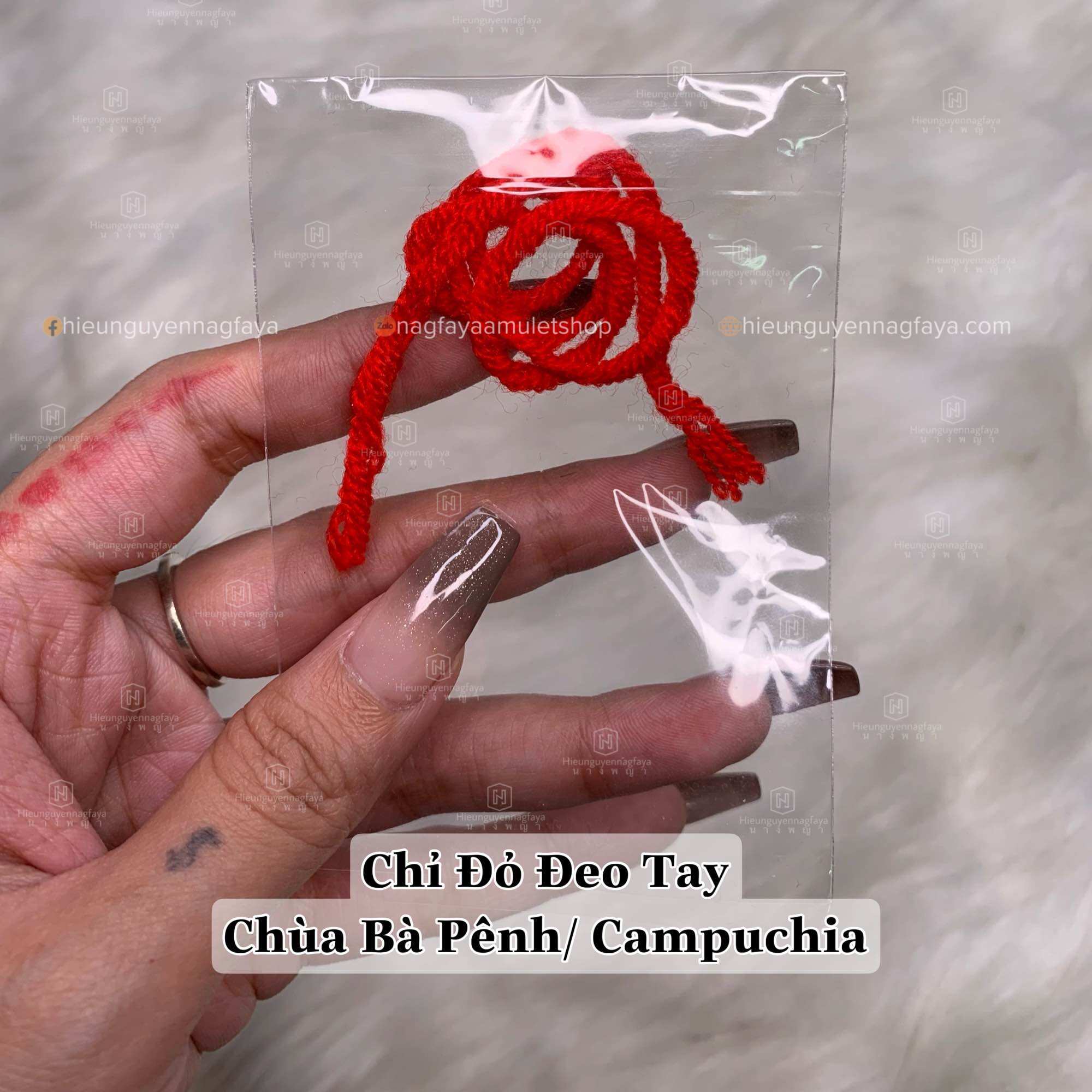 [Chùa Bà Pênh Campuchia] Vòng Đeo Tay Chỉ Đỏ Campuchia - Hàng Thật [hieunguyennagfaya]