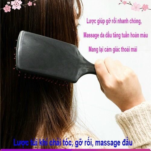 Lược gỡ tóc rối, massage đầu