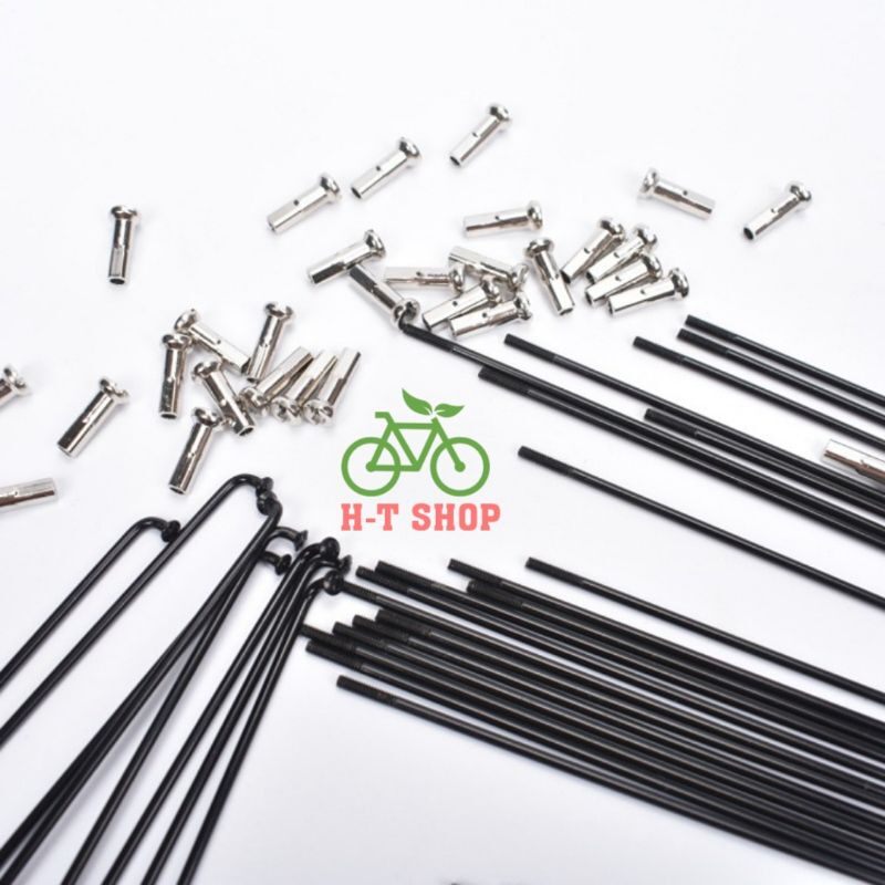 Căm Xe Đạp Địa Hình (Nan Hoa) Thép Sơn Đen