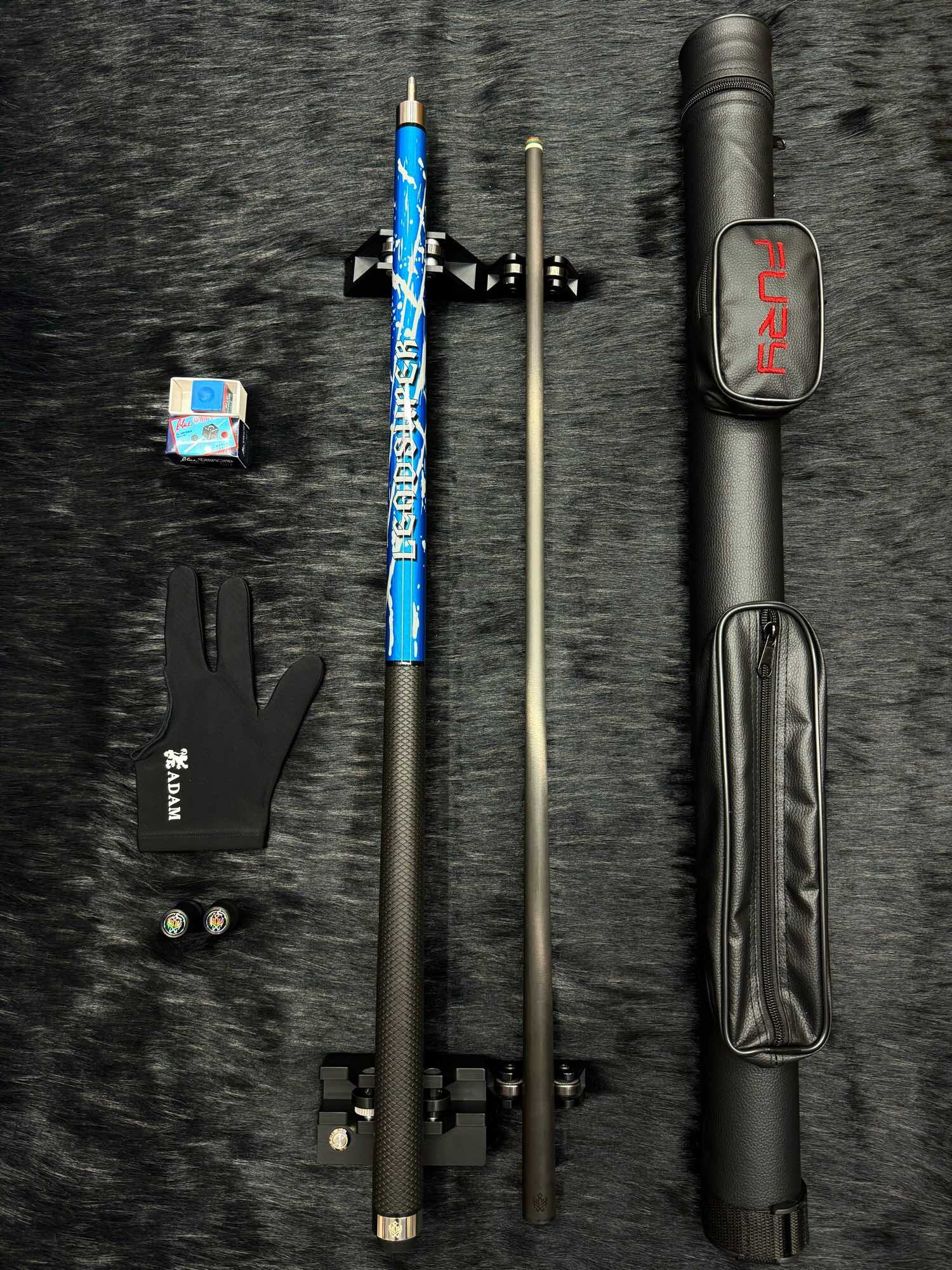Combo Cơ/Gậy Bida Lỗ/Pool Ngọn Full Carbon Leadsuper Series 2 (Tặng Kèm Full Phụ Kiện)