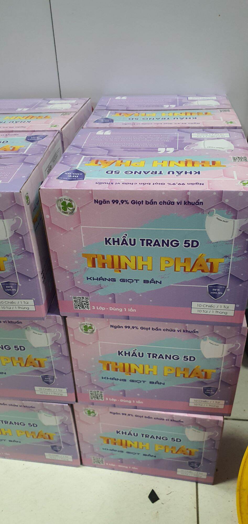 Khẩu trang 5D thịnh phát
