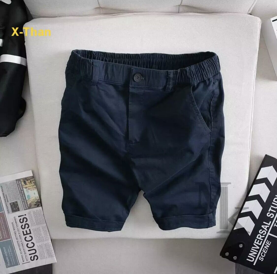[HCM]Quần Short KaKi Cạp Chun LeNin Vải Giản Mềm Mịn