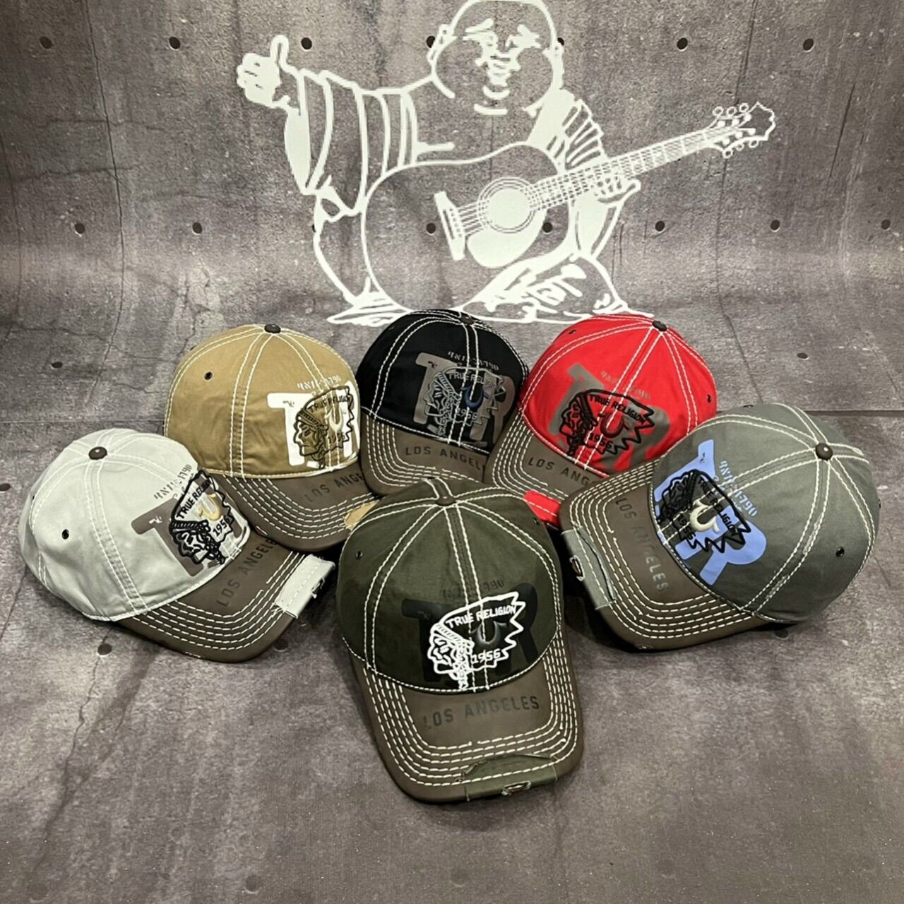 Nón kết/mũ lưỡi trai Truereligion ông địa