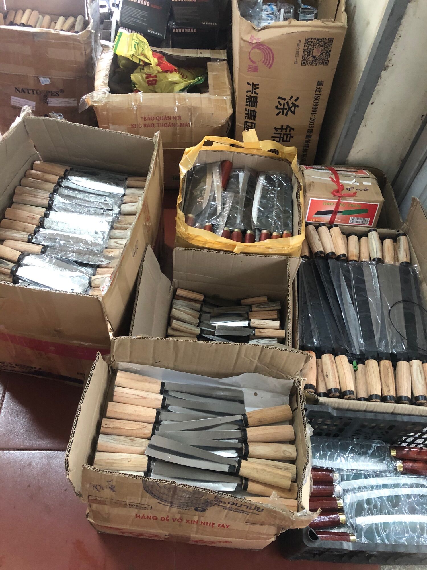 Dao bổ cau thép lưỡi cưa 3 cỡ