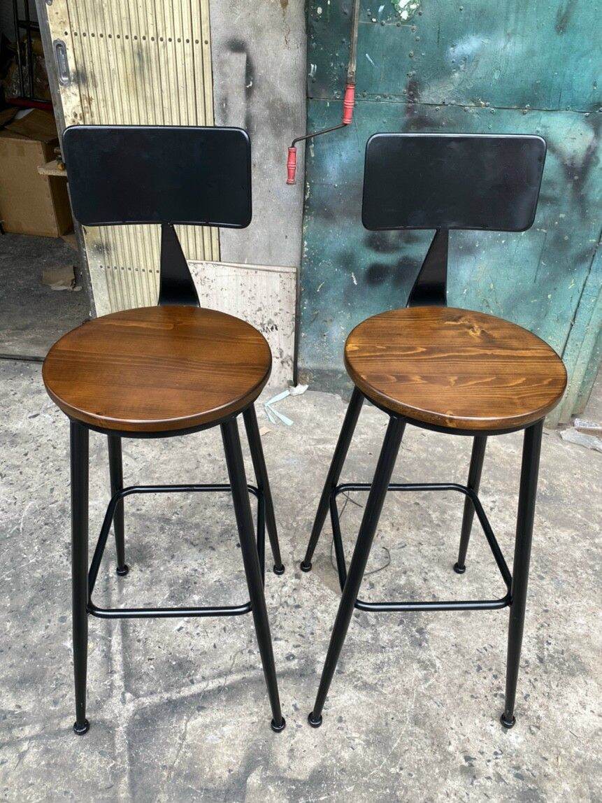 Ghế Bar cao tựa sắt