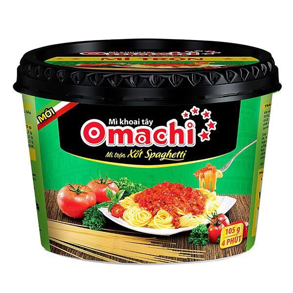 Mì Trộn Xốt Spaghetti Bò Bằm Omachi Tô 105G