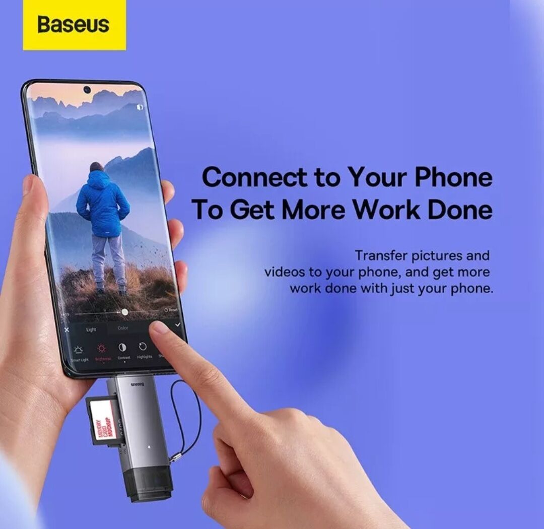 [New]Đầu đọc thẻ nhớ đa năng tốc độ cao Baseus 3.0