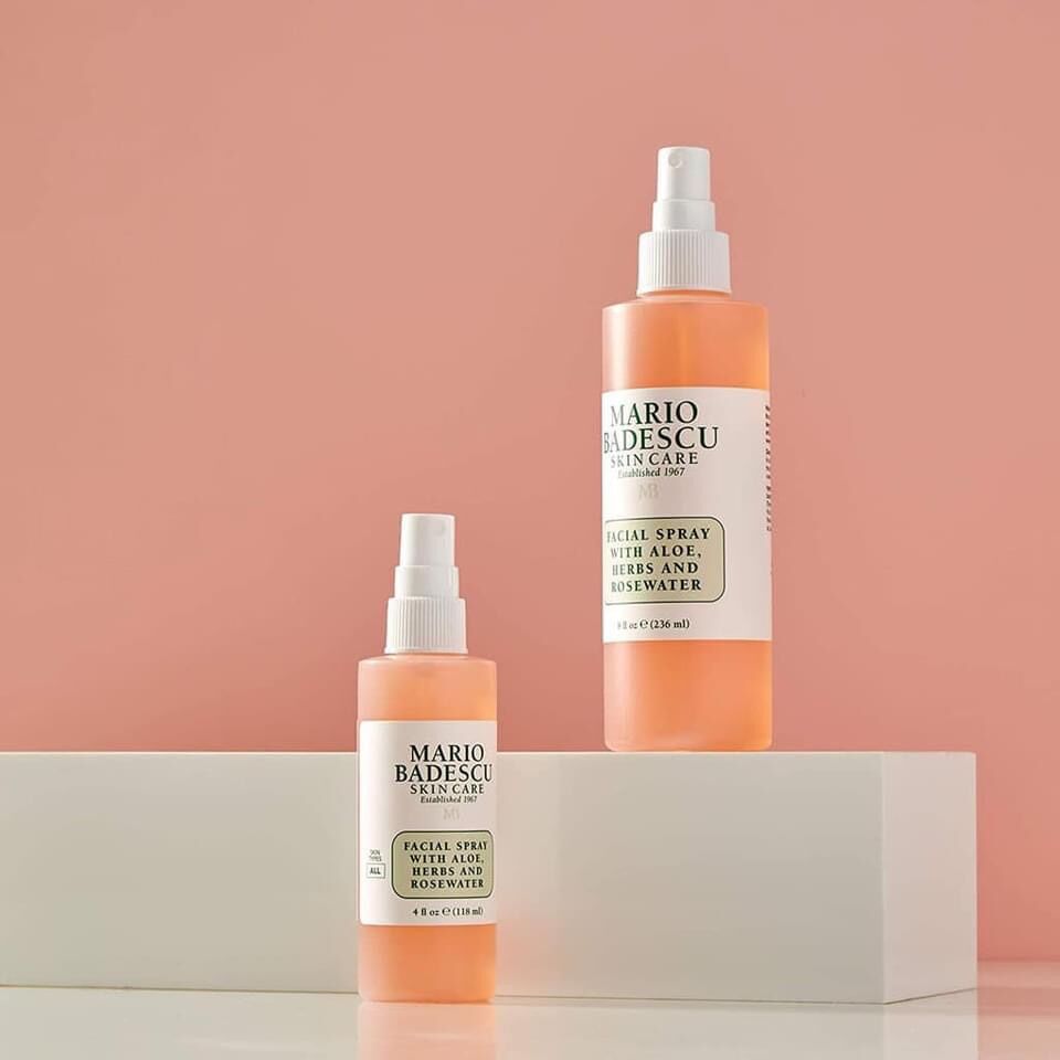 Toner xịt khoáng Mario Badescu thảo mộc lô hội