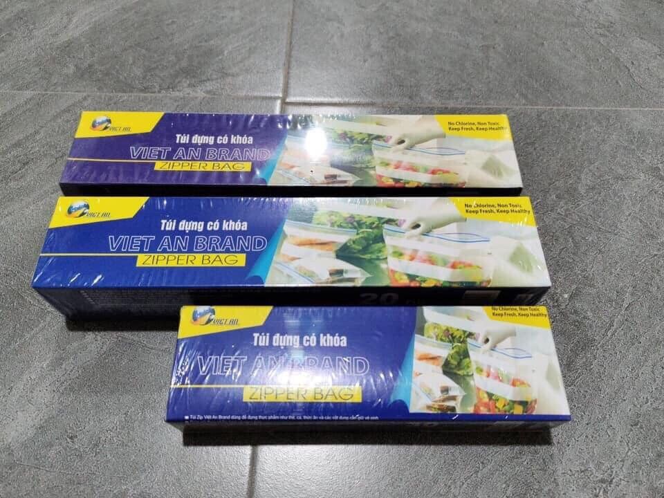 COMBO SÉT 3 HỘP TÚI ZÍP ĐỰNG THỰC PHẨM