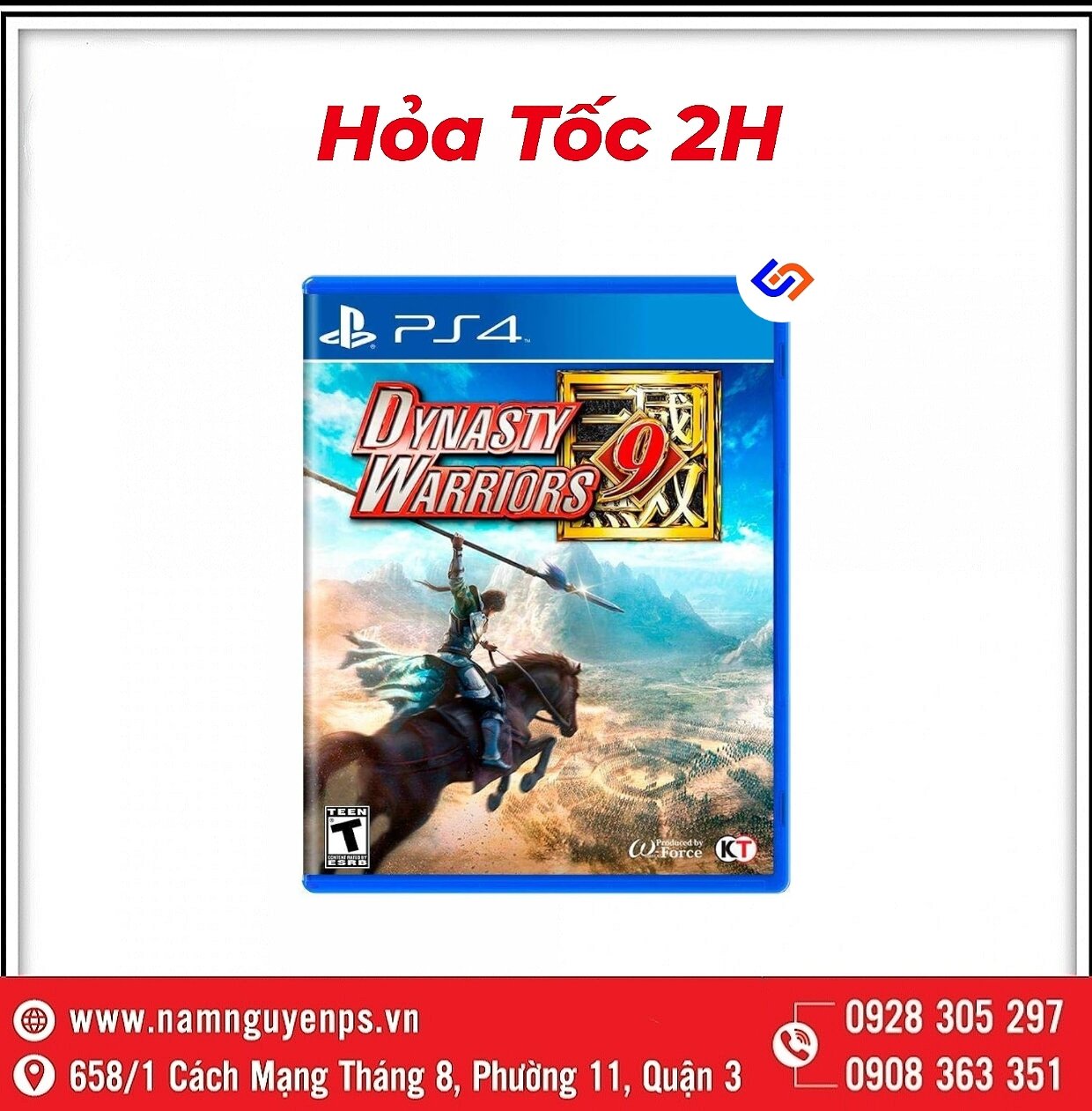 Đĩa game ps4 | dynasty warriors 9 tam quốc 9 dw9