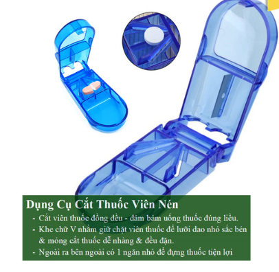 Dụng cụ cắt thuốc tiện dụng