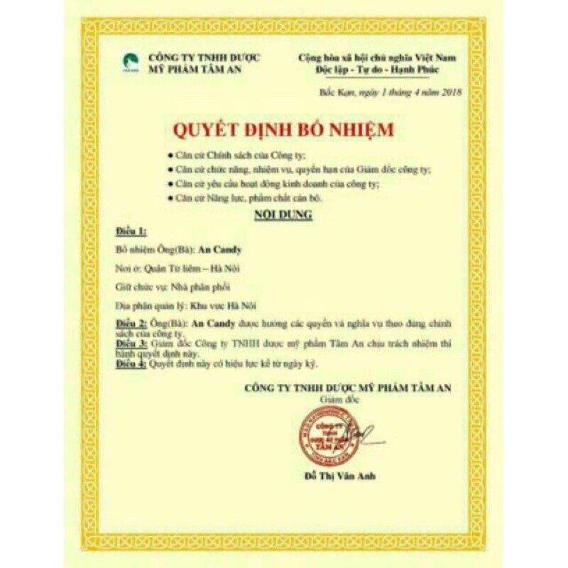 kim ngân hoa dova chính hãng 100%