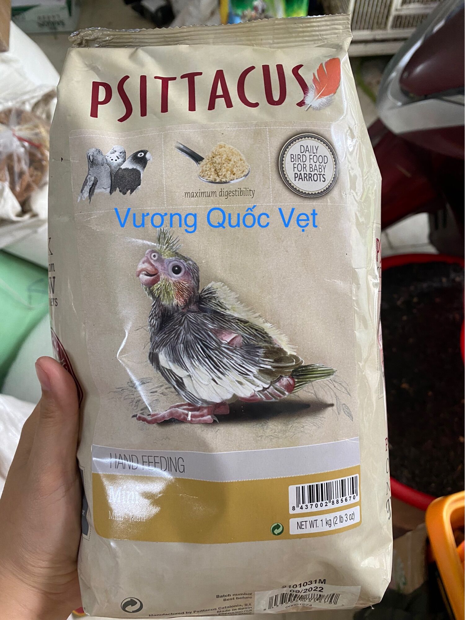 [HCM]Bột PSITTACUS dùng cho chim non gói 1kg