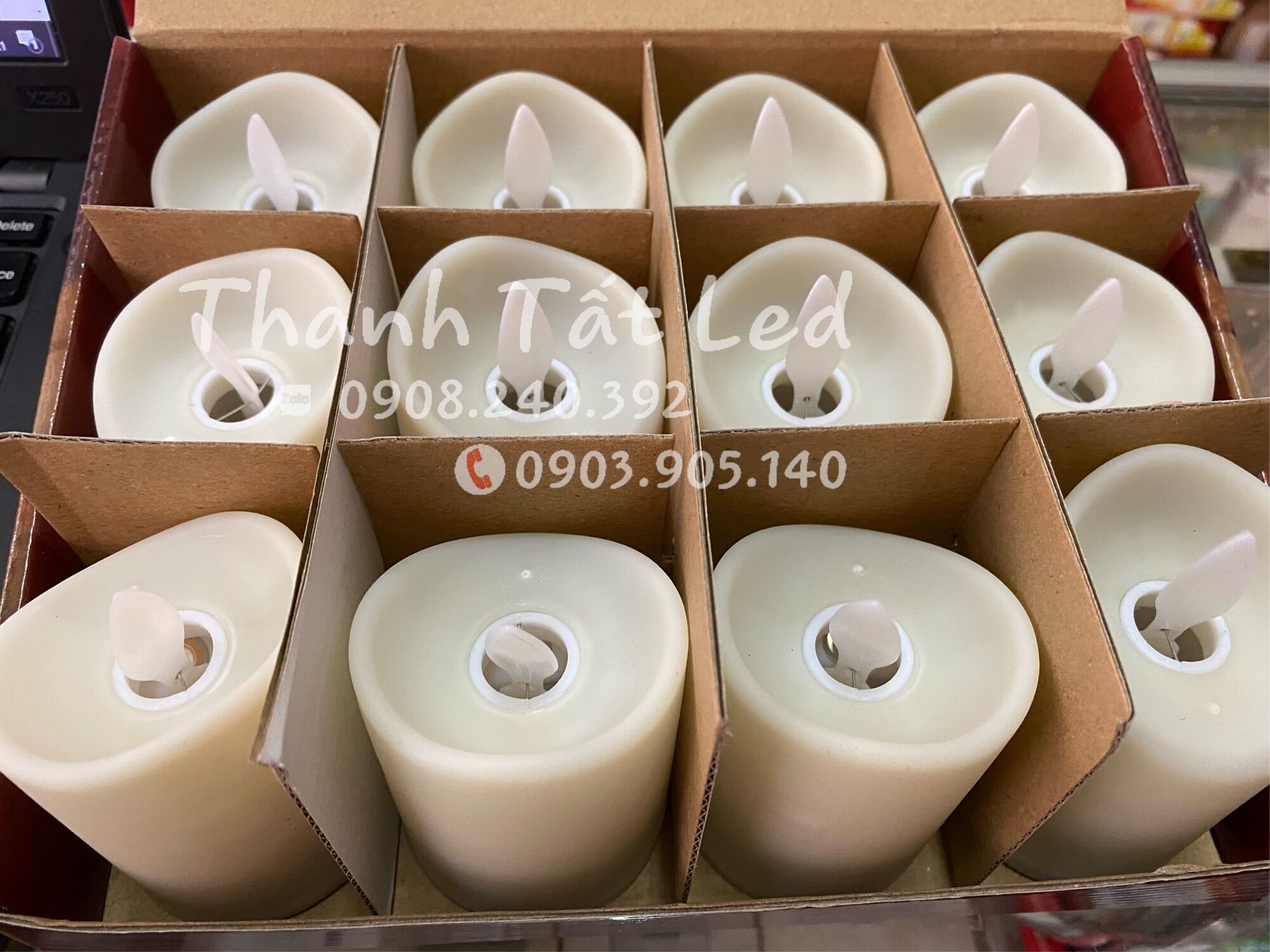 Nến điện tử tim lắc cao cấp (ĐÃ KÈM PIN)