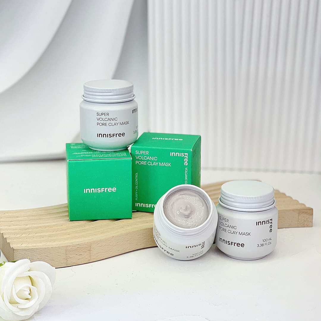 Mặt nạ đất sét Innisfree Super Volcanic Pore Clay Mask 2X Mẫu Mới