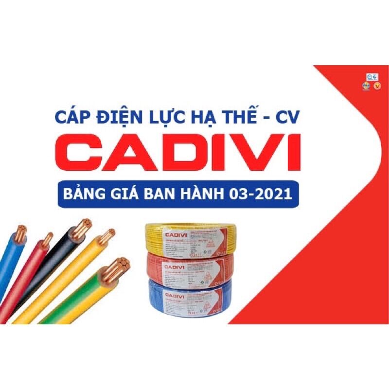50 mét dây cáp điện đơn cadivi cv 2.5