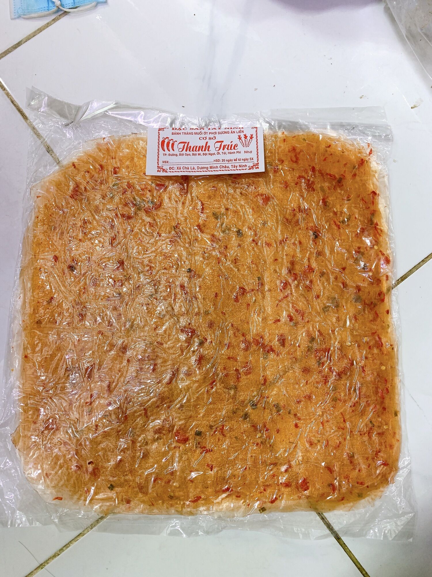 Bánh tráng dẽo tôm -500gr