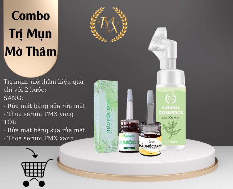 Combo thảo mộc xanh ngừa mụn, thâm