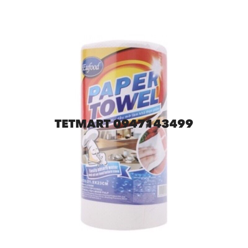 Giấy thấm dầu mỡ, làm khô thực phẩm EUFood - 21.5cm x 23cm - 70 Miếng/Cuộn
